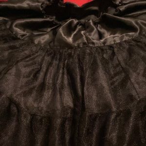 Black tutu skirt for kids in large